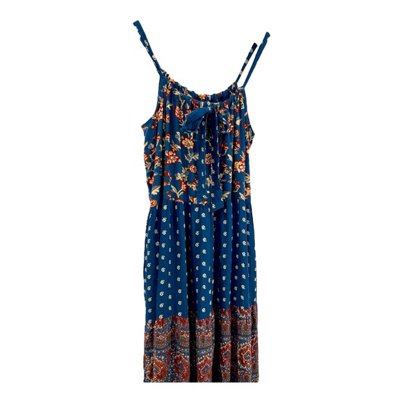 NWT’S Wonderly Women's Halter Maxi Floral Bohemian Dress SZ XL - Picture 4 of 8